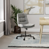 Buy Upholstered Office Chair - Swivel - Hera Dark grey 61144 - prices
