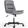 Buy Upholstered Office Chair - Swivel - Hera Dark grey 61144 - in the EU