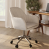 Buy Swivel Office Chair with Armrests - Lumby Beige 61145 in the Europe