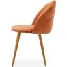 Dining Chair - Upholstered in Velvet - Backrest with Pattern - Evelyne image 7