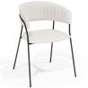 Dining chair - Upholstered in Bouclé Fabric - Gruna image 7