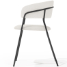 Buy Dining chair - Upholstered in Bouclé Fabric - Gruna White 61149 in the Europe