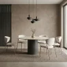 Dining chair - Upholstered in Bouclé Fabric - Seda image 7
