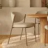 Dining chair - Upholstered in Bouclé Fabric - Seda image 7
