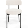 Buy Dining Chair - Upholstered in Bouclé Fabric - Raga White 61154 - in the EU