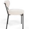 Buy Dining Chair - Upholstered in Bouclé Fabric - Raga White 61154 with a guarantee