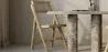 Folding Wooden Rattan Dining Chair - Umbra image 7