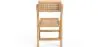Folding Wooden Rattan Dining Chair - Umbra image 7