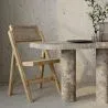 Folding Wooden Rattan Dining Chair - Umbra image 7