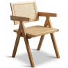 Dining Chair in Cane Rattan - with Armrests - Kane image 7