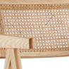 Buy Dining Chair in Cane Rattan - with Armrests - Kane Natural wood 61162 - prices