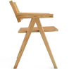 Buy Dining Chair in Cane Rattan - with Armrests - Kane Natural wood 61162 Home delivery