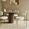 Dining Chair - Upholstered in Bouclé Fabric - Dahe image 7