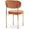 Dining Chair - Upholstered in Velvet - Golden metal - Dahe image 7