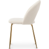 Buy Dining Chair - Upholstered in Bouclé Fabric - Amarna White 61167 Home delivery