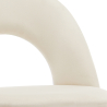 Buy Dining Chair - Upholstered in Velvet - Amarna Cream 61168 - prices