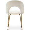 Buy Dining Chair - Upholstered in Velvet - Amarna Cream 61168 - in the EU