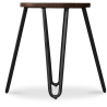 Buy Hairpin Stool - 42cm - Dark wood and metal Red 61216 Home delivery