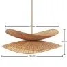 Rattan Hanging Lamp - Boho Bali - Buju image 7