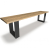 Buy Industrial wooden bench Black 58438 - in the EU