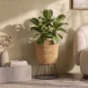 Round Floor Planter - Boho Style - 46 CM - Firna image 7