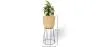Round Floor Planter - Boho Style - 65 CM - Firna image 7