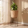 Round Floor Planter - Boho Style - 65 CM - Firna image 7