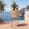 Round Floor Planter - Boho Style - 65 CM - Firna image 7