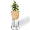 Buy Round Floor Planter - Boho Style - 65 CM - Firna Natural 61242 - in the EU