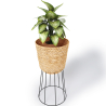 Buy Round Floor Planter - Boho Style - 65 CM - Firna Natural 61242 - prices