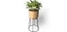 Round Floor Planter - Boho Style - Aventura image 7