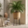 Round Floor Planter - Boho Style - Aventura image 7