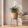 Round Floor Planter - Boho Style - Aventura image 7