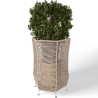 Buy Round Floor Planter - Boho Style - Bohemian Natural 61246 in the Europe