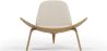 Designer armchair - Scandinavian armchair - Boucle upholstery - Lucy image 7