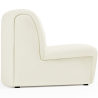 Buy Curved Module Sofa - Upholstered in Bouclé Fabric - Herrindon White 61248 Home delivery