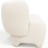 Buy 2/3 Seater Sofa - Upholstered in Bouclé Fabric - Magnolia White 61252 with a guarantee