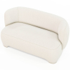Buy 2/3 Seater Sofa - Upholstered in Bouclé Fabric - Magnolia White 61252 Home delivery