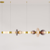 Buy Crystal Pendant Lamp - LED - Singlen 120 CM Multicolour 61256 - in the EU