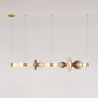 Buy Crystal Pendant Lamp - LED - Singlen 120 CM Multicolour 61256 at Privatefloor