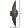 Buy Wall Sconce Lamp - Modern Design - Lengri Black 61264 - in the EU