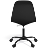Buy Office Chair with Armrests - Wheeled Desk Chair - Black Denisse Frame Black 61268 with a guarantee