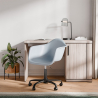 Buy Office Chair with Armrests - Desk Chair with Wheels - Weston Black Frame White 61269 in the Europe