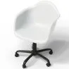 Office Chair with Armrests - Desk Chair with Wheels - Weston Black Frame image 7