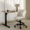 Upholstered Office Chair - Bouclé - Evelyne image 7