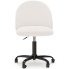Buy Upholstered Office Chair - Bouclé - Evelyne White 61271 - in the EU