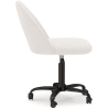 Buy Upholstered Office Chair - Bouclé - Evelyne White 61271 in the Europe