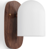 Buy Wooden and Metal Wall Sconce - Guee Brown 61274 - in the EU