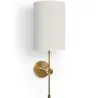 Gold Metal Wall Sconce - Vintage - Heart image 7