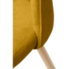 Buy Fabric Upholstered Stool - Scandinavian Design - 63cm - Evelyne Yellow 61276 - prices